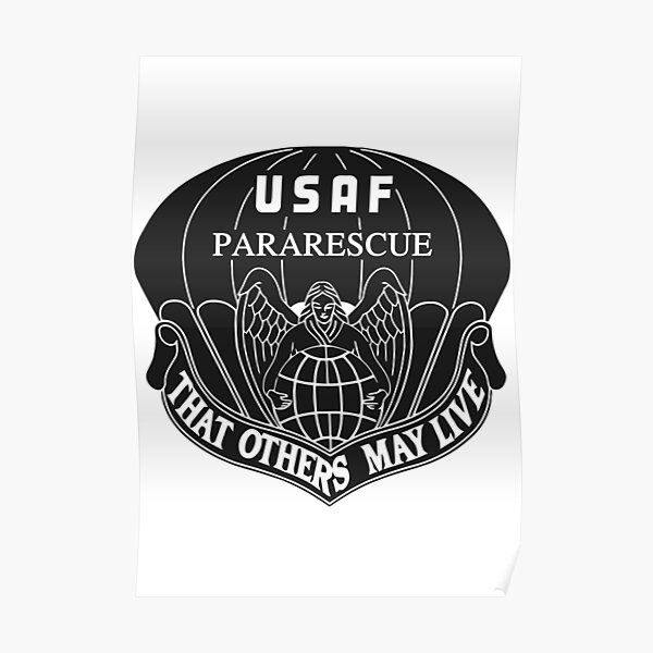 USAF Pararescue Logo Art Board Print | ubicaciondepersonas.cdmx.gob.mx