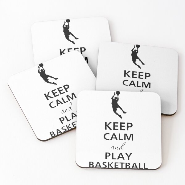 Item preview, Keep Calm and Play Basket Ball Player Classic Gift Premium Apparel Funny Holiday Xmas designed and sold by DesignByHeartUK.
