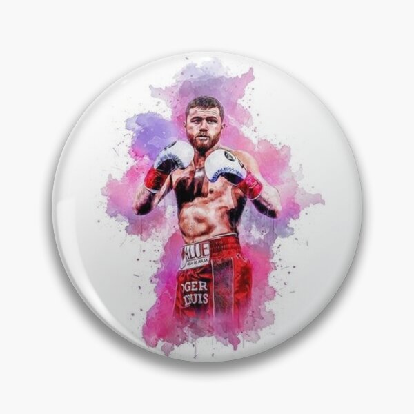 Item preview, Canelo Alvarez Pink Abstract Boxing Art Design designed and sold by stillballin.