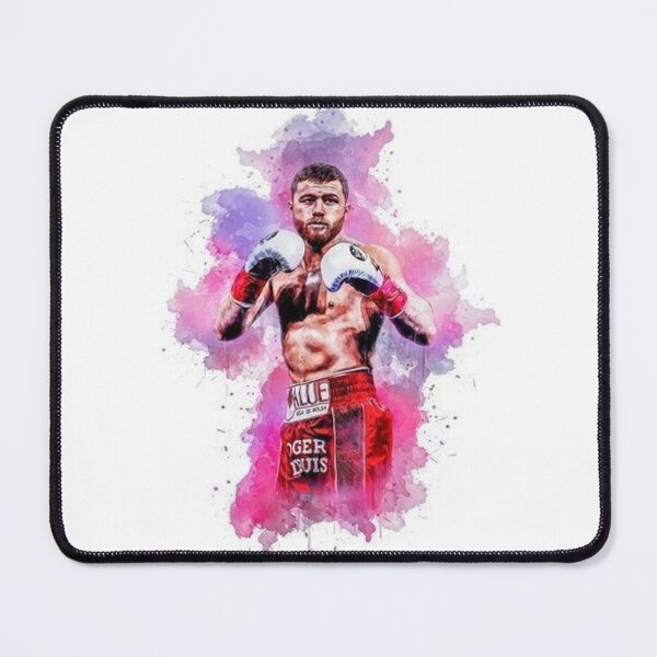 Item preview, Canelo Alvarez Pink Abstract Boxing Art Design designed and sold by stillballin.