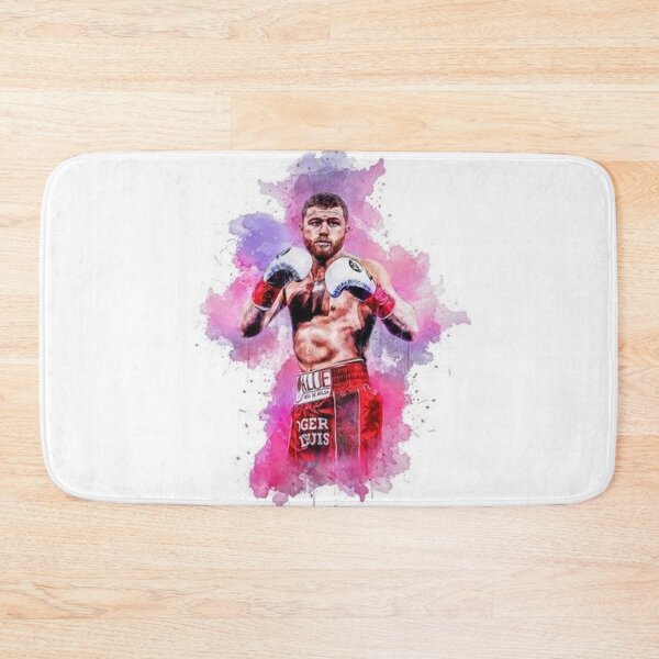 Item preview, Canelo Alvarez Pink Abstract Boxing Art Design designed and sold by stillballin.