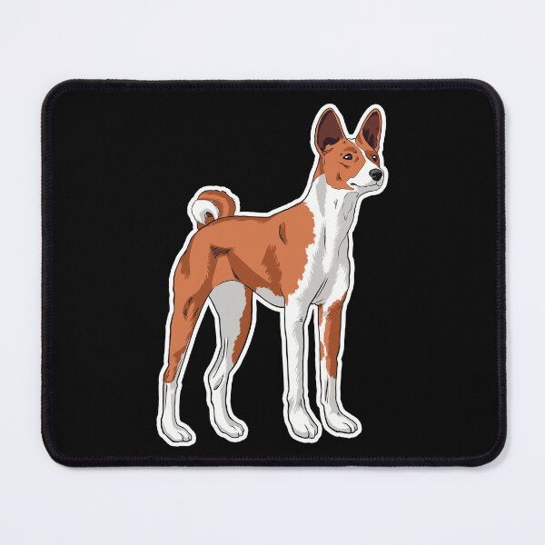 Basenji dog Mouse Pad