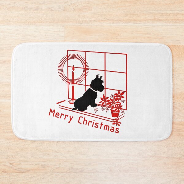 Item preview, Mid Century Modern Scottie Dog Christmas Celebration designed and sold by LashCreations.