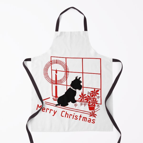 Item preview, Mid Century Modern Scottie Dog Christmas Celebration designed and sold by LashCreations.