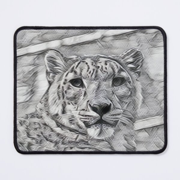 Item preview, Snow Leopard Stare In Vintage Charm designed and sold by Fearless-Fox.
