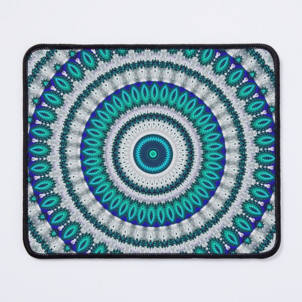 Item preview, boho style blue mandala designed and sold by haroulita.