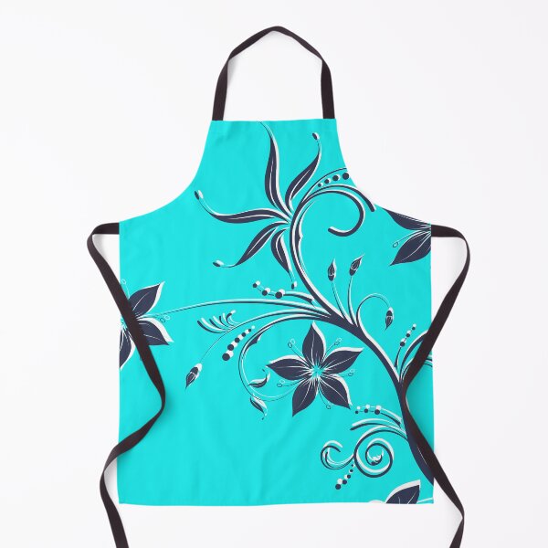 Item preview, Abstract Patterns On Ceramic Tile | Teal Flowers-By Abatkok designed and sold by abatkok.