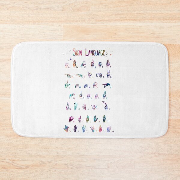 Item preview, ASL Alphabet with Numbers Sign Language designed and sold by EvasDreams.