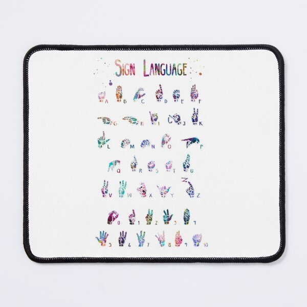 Item preview, ASL Alphabet with Numbers Sign Language designed and sold by EvasDreams.