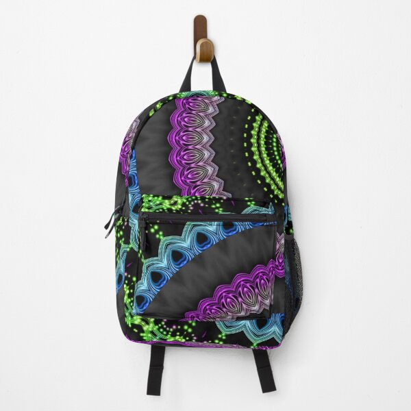 Item preview, neon purple and green Mandala artwork designed and sold by haroulita.