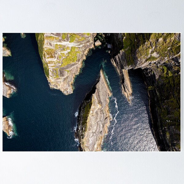 Aperçu de l'œuvre Comté de Kerry Cliffs Résumé 2 créée et vendue par StephenPower.