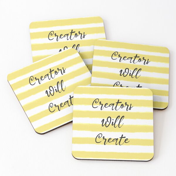 Item preview, Creators Will Create Yellow designed and sold by Hola Ilustra.