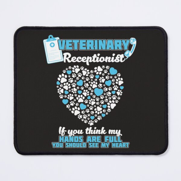 Item preview, Veterinary receptionist think my hands designed and sold by Themngocbao.