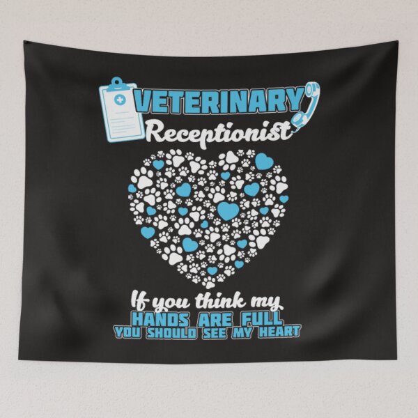 Item preview, Veterinary receptionist think my hands designed and sold by Themngocbao.