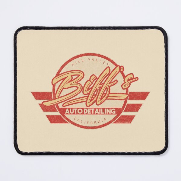 Item preview, Biff's Auto Detailing in Distressed Red. Back To The Future Movie designed and sold by PrintStopStudio.