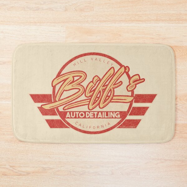 Item preview, Biff's Auto Detailing in Distressed Red. Back To The Future Movie designed and sold by PrintStopStudio.