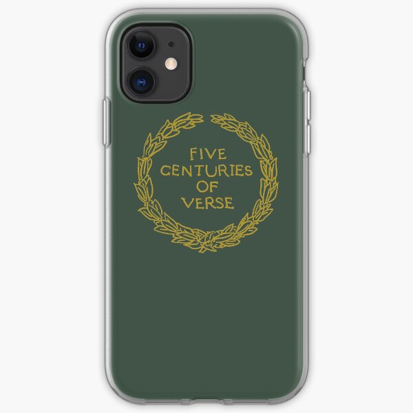 Five Centuries of Verse (Ochre) iPhone Soft Case
