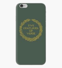 Five Centuries of Verse (Ochre) iPhone Case