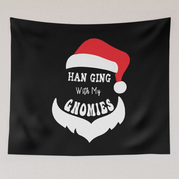 Item preview, Hanging with my Gnomies funny christmas designed and sold by illustrapho.