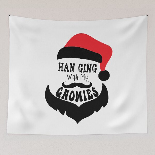 Item preview, Hanging with my Gnomies funny christmas designed and sold by illustrapho.