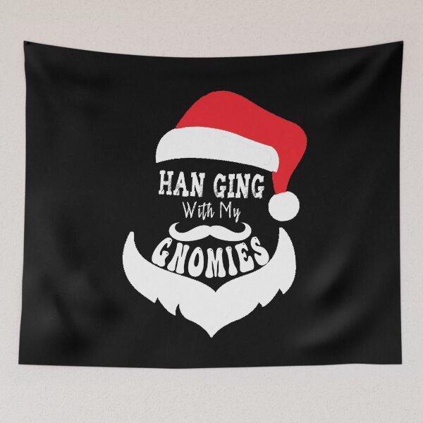 Item preview, Hanging with my Gnomies funny christmas designed and sold by illustrapho.