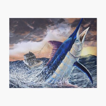 Vista previa del artículo con la obra «Arte de la aguja azul que rompe el hielo», diseñado y vendido por Mary Tracy.