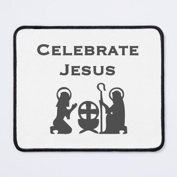 Item preview, Christian Christmas Design - Celebrate Jesus - Nativity Scene designed and sold by simplydesignart.