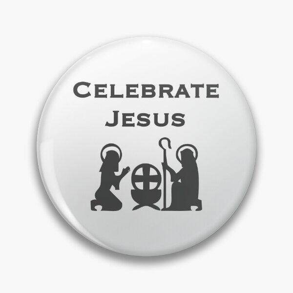 Item preview, Christian Christmas Design - Celebrate Jesus - Nativity Scene designed and sold by simplydesignart.