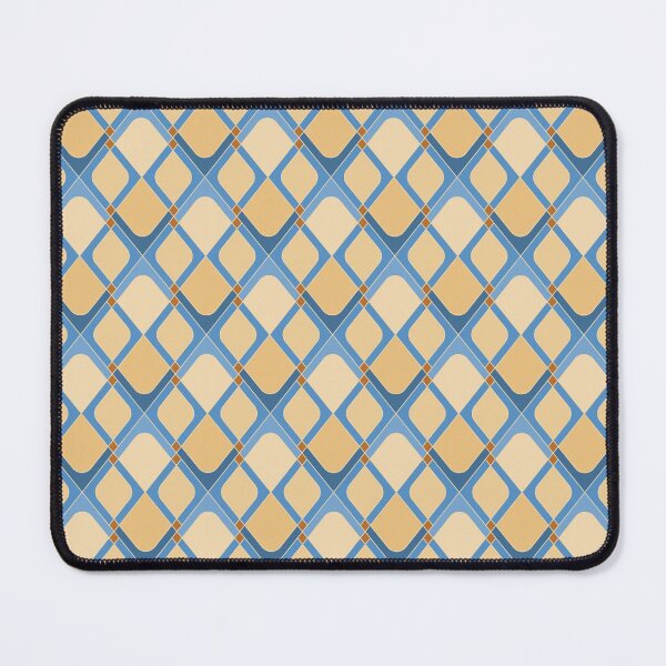 Item preview, Yellow and blue diamonds. Abstract geometric pattern designed and sold by Osting.