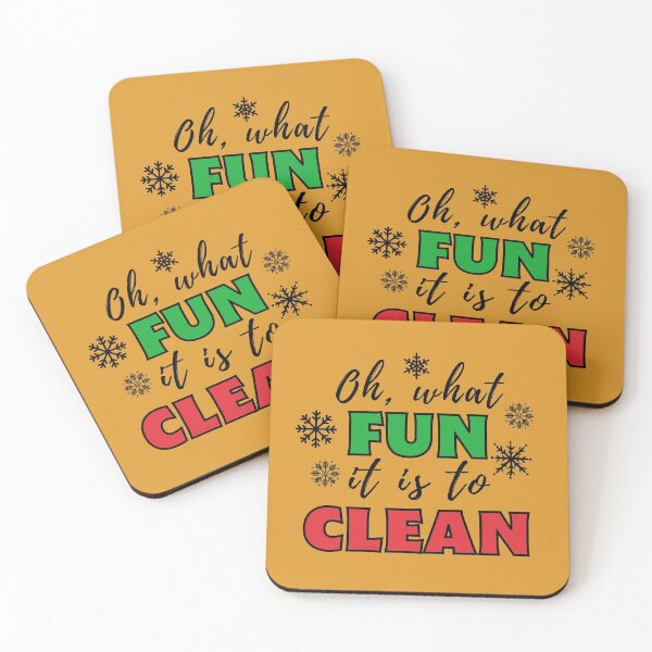 Item preview, What Fun It Is to Clean Novelty Holiday Housekeeping Fun designed and sold by SavvyCleaner.