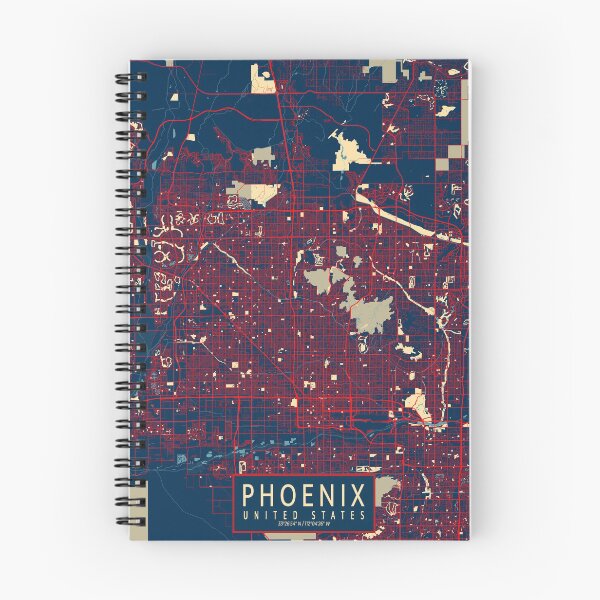 Item preview, Phoenix City Map of Arizona, USA - Hope designed and sold by deMAP.