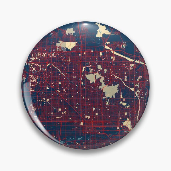 Artikelvorschau, Phoenix Stadtplan von Arizona, USA - Hope entworfen und verkauft von deMAP.