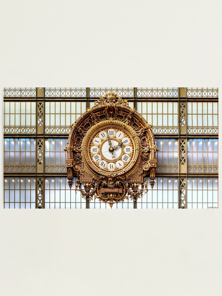 Orsay Goldene Uhr Paris 03 Fotodruck