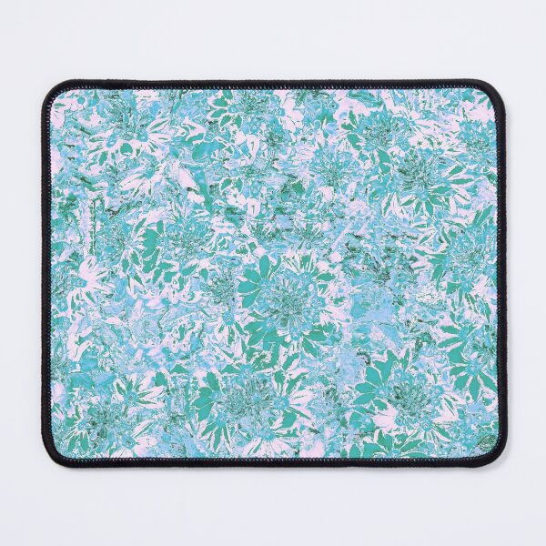 Item preview, Greenish Blue Floral Verbena Motives designed and sold by IraNiva.