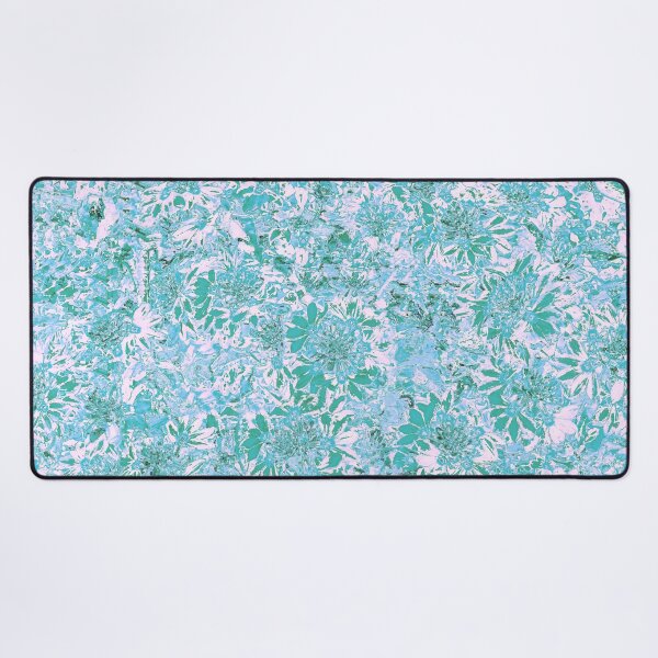Item preview, Greenish Blue Floral Verbena Motives designed and sold by IraNiva.