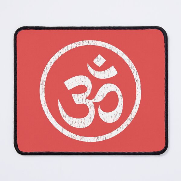 Item preview, OM mantra symbol - vintage white designed and sold by Akoa.