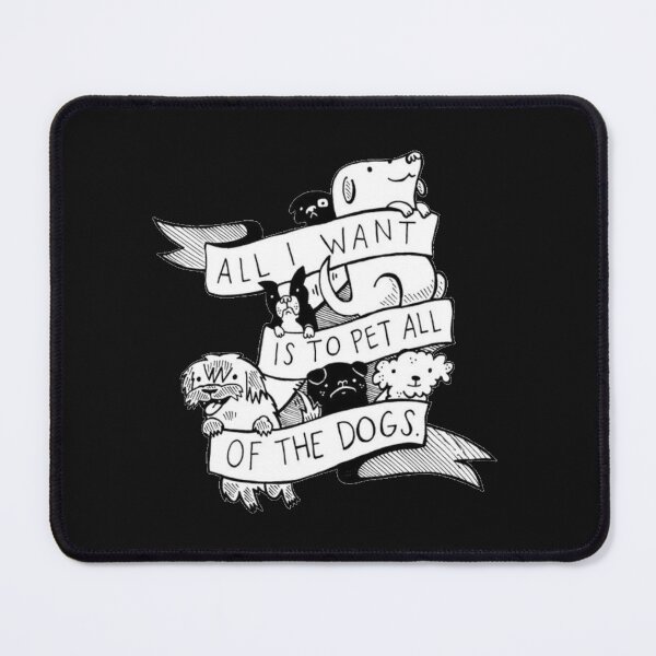 Item preview, All I want is to pet all of the DOGS<3 - DOG LOVER designed and sold by stillballin.