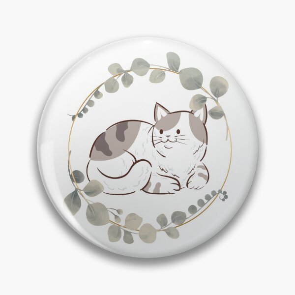 Item preview, Cat Floral Frame designed and sold by Wachi-A.