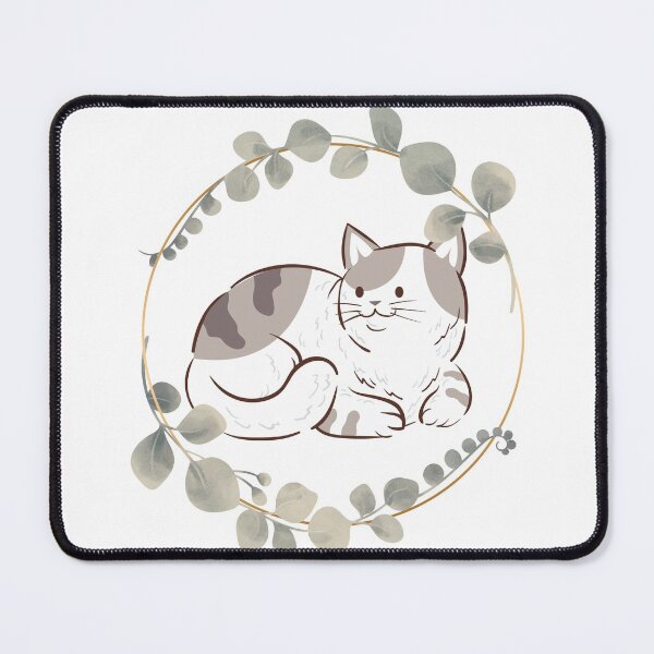 Item preview, Cat Floral Frame designed and sold by Wachi-A.