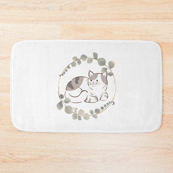 Item preview, Cat Floral Frame designed and sold by Wachi-A.