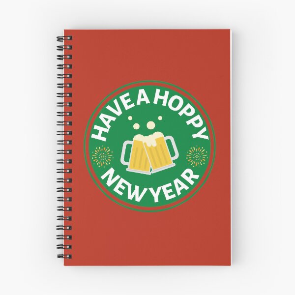 Item preview, Have a Hoppy New Year (Green) - Funny New Year Beer Puns - Gift for Beer Lovers who like alcohol jokes designed and sold by CaitU.