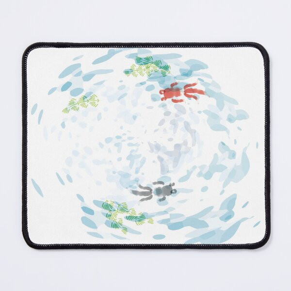 Item preview, Goldfish and water plants swimming in the water designed and sold by hichako.