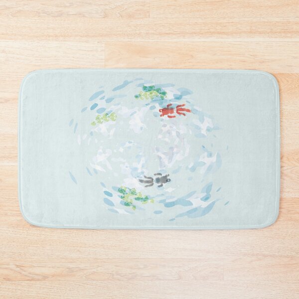 Item preview, Goldfish and water plants swimming in the water designed and sold by hichako.