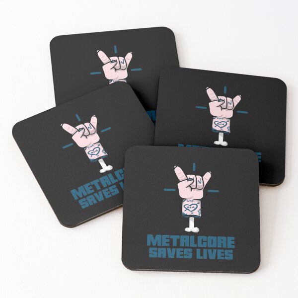 Item preview, Metalcore Saves Lives - Heavy Metal Metalcore Design designed and sold by Shirtlify.