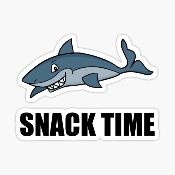 Item preview, Snack Time Shark designed and sold by TheBestStore.