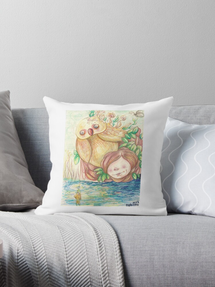 Item preview, Throw Pillow designed and sold by bevmostic.