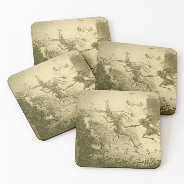 Item preview, Demons and a Banshee - Alexander Ver Huell designed and sold by Vintage Designs +.