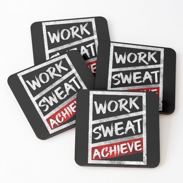 Item preview, Work Sweat Achieve! Motivational Sport designed and sold by Amineharoni.