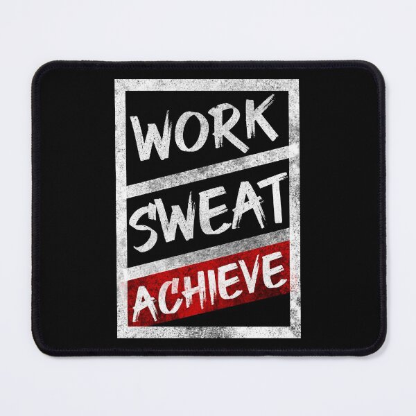 Item preview, Work Sweat Achieve! Motivational Sport designed and sold by Amineharoni.