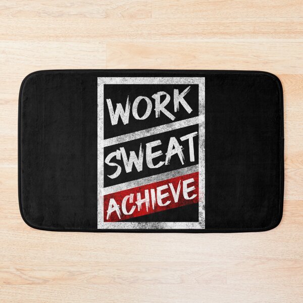 Item preview, Work Sweat Achieve! Motivational Sport designed and sold by Amineharoni.